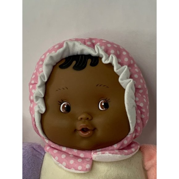 JC Toys Lil Hugs Baby Doll Rattle Soft Body Vinyl Face My First Baby Doll Lovey - Picture 3 of 8
